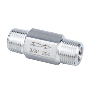 1/4" 3/8" 1/2" BSPT Equal Male Check Valve ,304 Stainless Steel Water Gas OilNon Return One Way valve