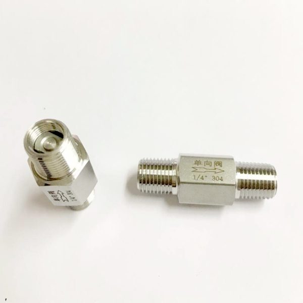 1/4" 3/8" 1/2" BSPT Equal Male Check Valve ,304 Stainless Steel Water Gas OilNon Return One Way valve - Image 6