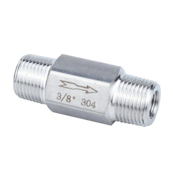 1/4" 3/8" 1/2" BSPT Equal Male Check Valve ,304 Stainless Steel Water Gas OilNon Return One Way valve