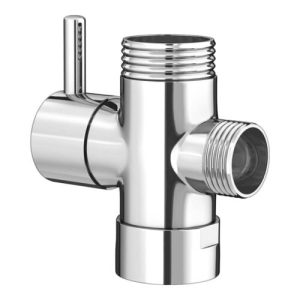 3-Way Brass Shower Arm Adapter,Shower Diverter Valve For Handheld Shower Head Fixed Shower Head Bathroom Accessories