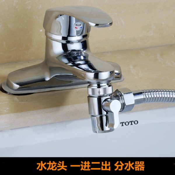 1PC Switch Faucet Adapter Plastic Kitchen Sink Splitter Diverter Valve Water Tap Connector for Shower Bathroom Accessories - Image 2