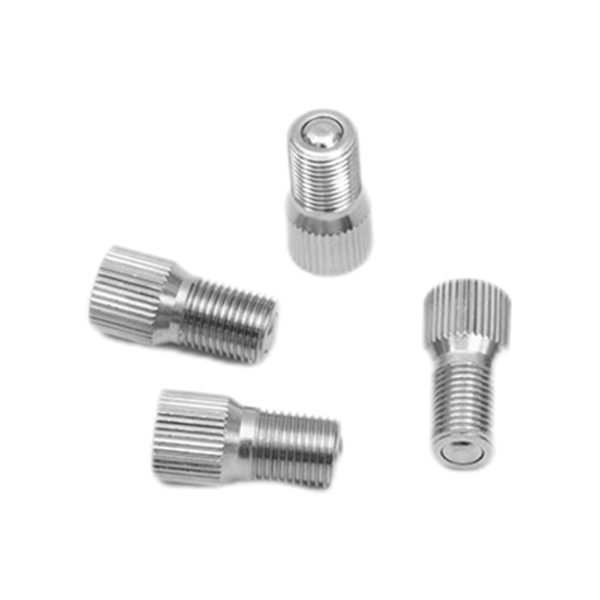 4pcs Valve Stem Extension 19X9mm Chrome Plated Brass M8X0.8 thread Valve cap stem For Car Truck Tyre Wheel pressure test - Image 4