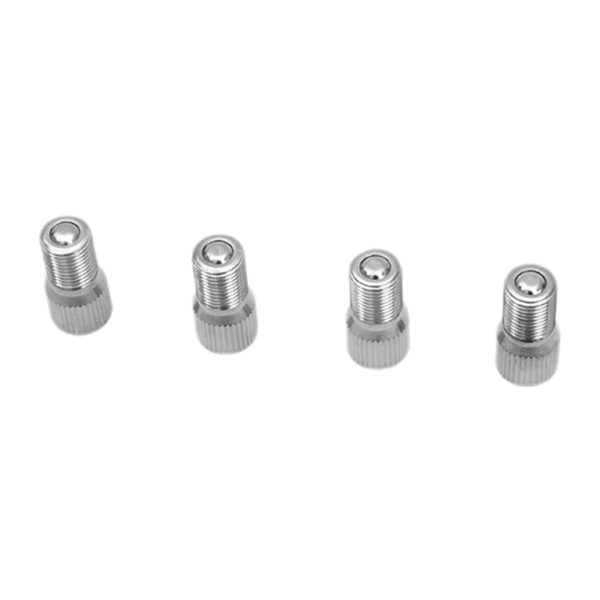 4pcs Valve Stem Extension 19X9mm Chrome Plated Brass M8X0.8 thread Valve cap stem For Car Truck Tyre Wheel pressure test - Image 3