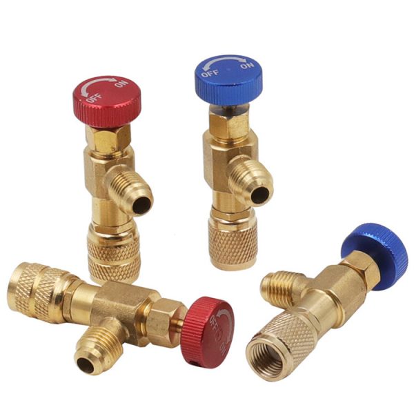 Safety Control Valve Safe 1/4 5/16 Inch Air Conditioning Liquid Filling Valve - Image 5