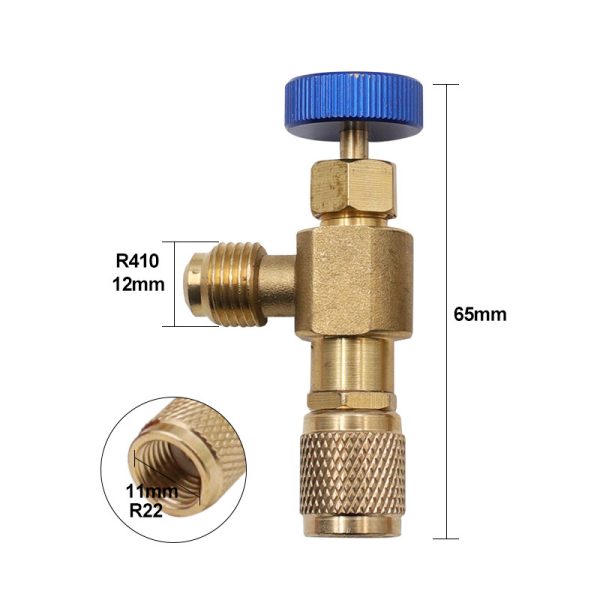 Safety Control Valve Safe 1/4 5/16 Inch Air Conditioning Liquid Filling Valve - Image 7