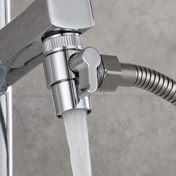 Kitchen Faucet Adapter Bathroom Switch Splitter Diverter Sink Valve Water Tap Connector Separator Shower Toilet Tee Accessories - Image 2