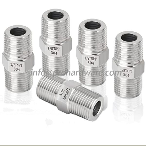 Stainless Steel Hex Nipple - Image 2