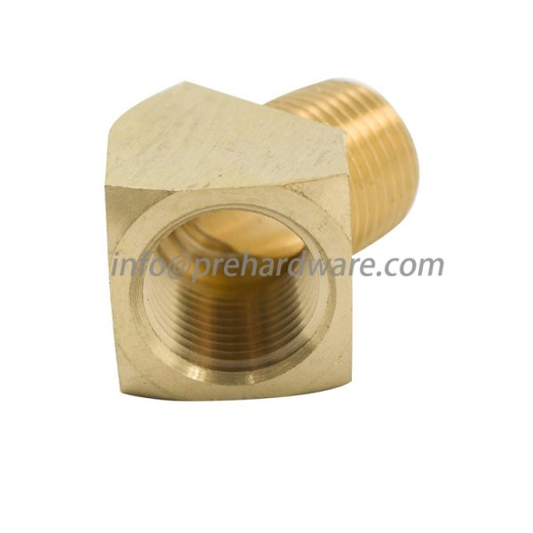 Brass 45° Street Elbow 3/8" NPT Female - 3/8" NPT Male - Image 5