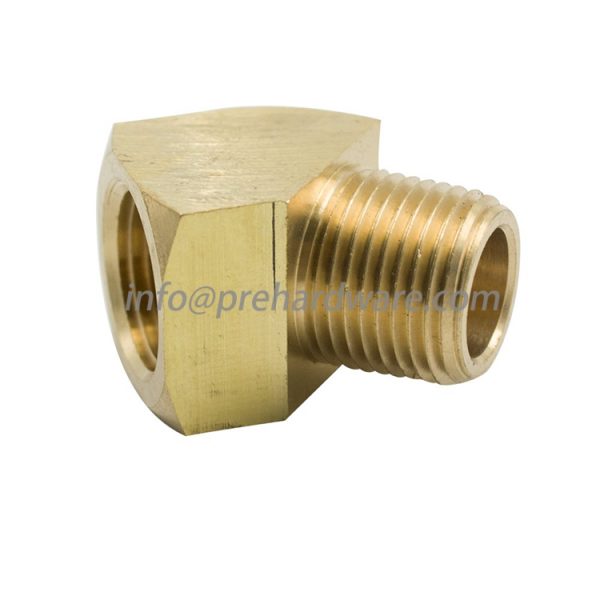 Brass 45° Street Elbow 3/8" NPT Female - 3/8" NPT Male - Image 4