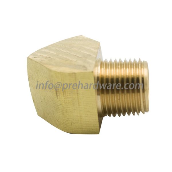 Brass 45° Street Elbow 3/8" NPT Female - 3/8" NPT Male - Image 3