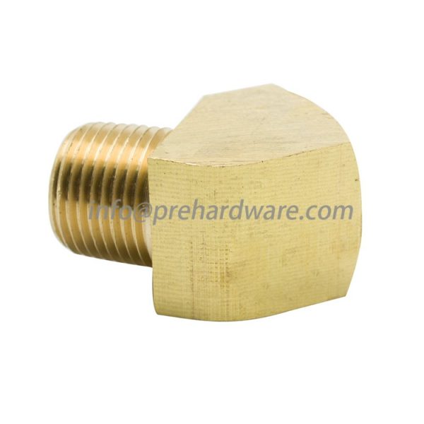 Brass 45° Street Elbow 3/8" NPT Female - 3/8" NPT Male - Image 2