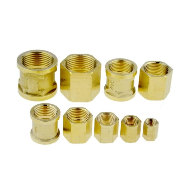 Brass Hex Reducer Pipe Fitting  Female Thread Adapter, Equal Coupler Connector Water Gas Plumbing fitttings - Image 4