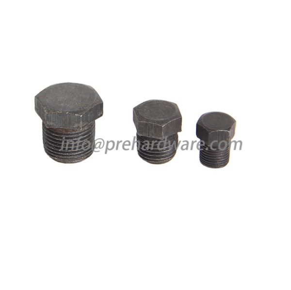 Male NPT Carbon steel hex pipe plug - Image 3