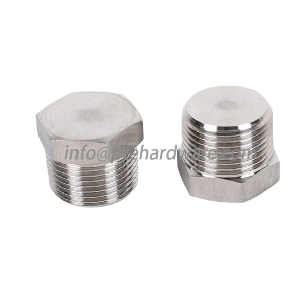 NPT Male 316 Stainless Steel Hex Head MALE PIPE Plug - Image 4