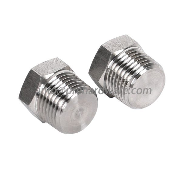 NPT Male 316 Stainless Steel Hex Head MALE PIPE Plug - Image 3