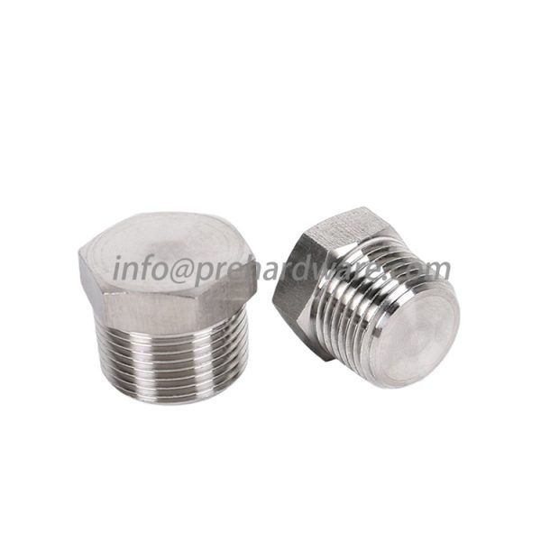 NPT Male 316 Stainless Steel Hex Head MALE PIPE Plug - Image 2