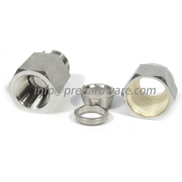 Stainless steel compression Tube Female Pipe NPT Connector - Image 2