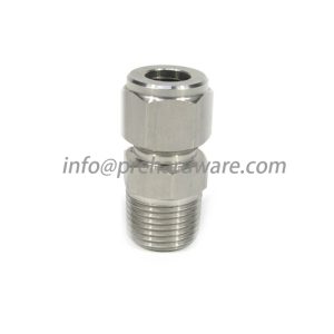 Stainless steel compression Tube Male Pipe NPT Connector