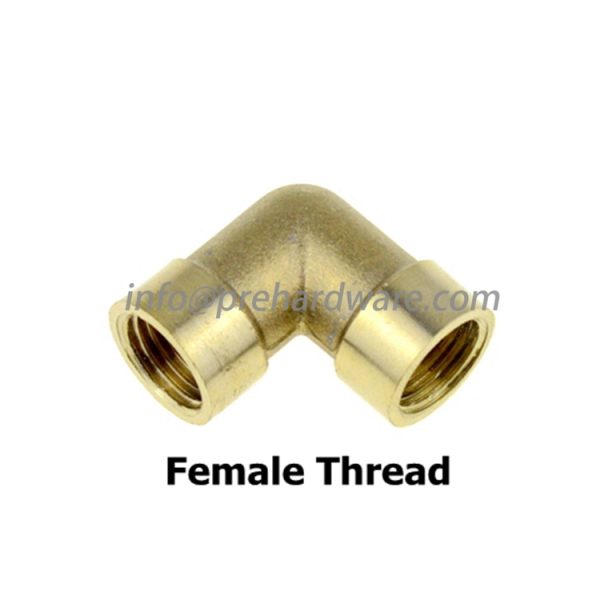 Brass Pipe Fitting Tee Elbow 2Way Female MaleThread Water Gas Oil Tube Adapter Coupler Connector - Image 3
