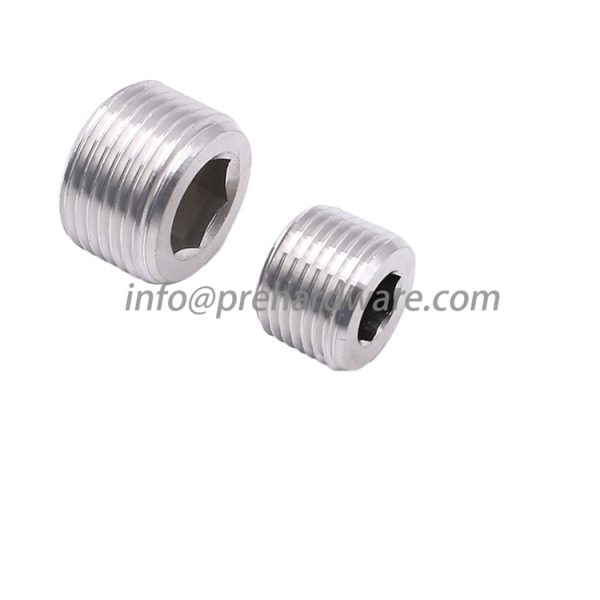 Factory direct sale Stainless steel BSPT/NPT male thread hollow hex plug - Image 4