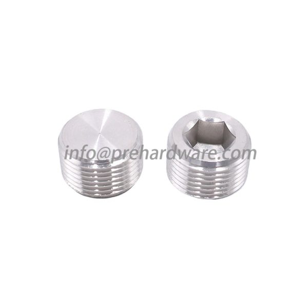 Factory direct sale Stainless steel BSPT/NPT male thread hollow hex plug - Image 3