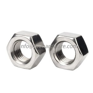 M10-1.5 Metric Finished Hex Nuts Stainless Steel Hexagon lock nut
