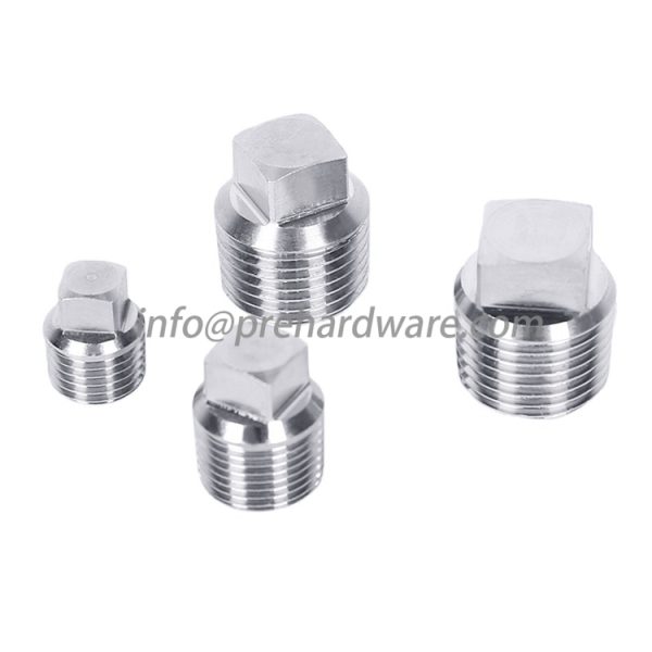 Instrumentation Stainless Steel square head pipe plug - Image 3