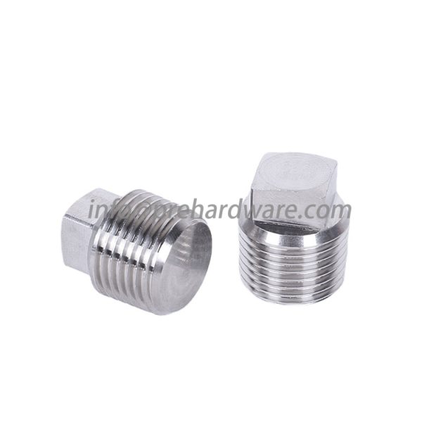 Instrumentation Stainless Steel square head pipe plug - Image 2