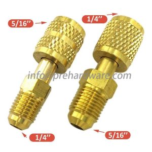 5/16,SAE 1/4-SAE For R410 R32 R22 Gauge Hose Vacuum Pump AC Adaptor