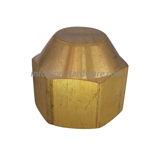 Brass Tube Fitting, Short Flare Nut, 3/8" Tube OD - Image 2