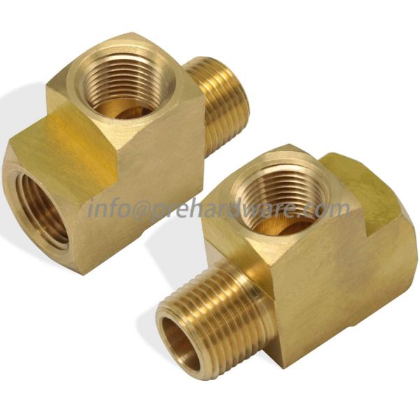 Brass Male Run Tee 3/8" FPT - Image 2