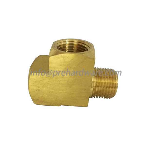Brass Male Run Tee 3/8" FPT - Image 3