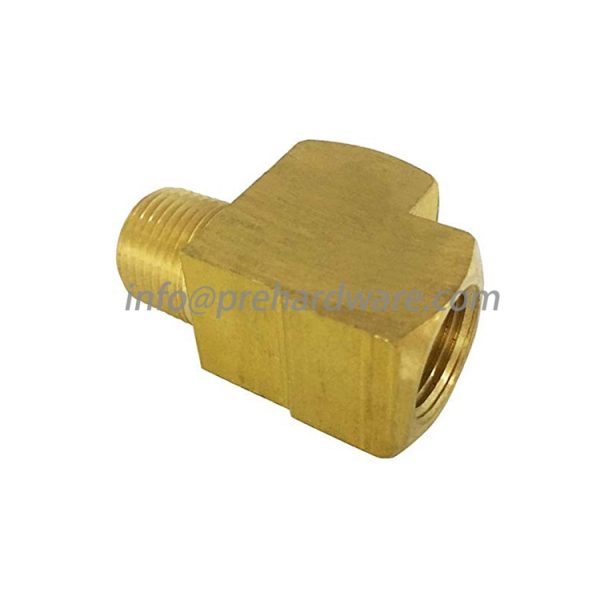 Brass Male Run Tee 3/8" FPT - Image 4