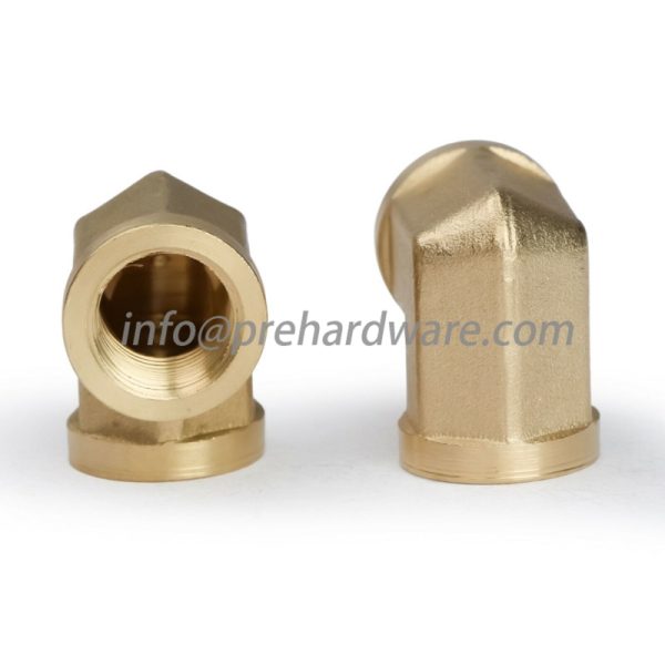 Forged 3/8" BSP Brass Elbow Female x Female - Image 2