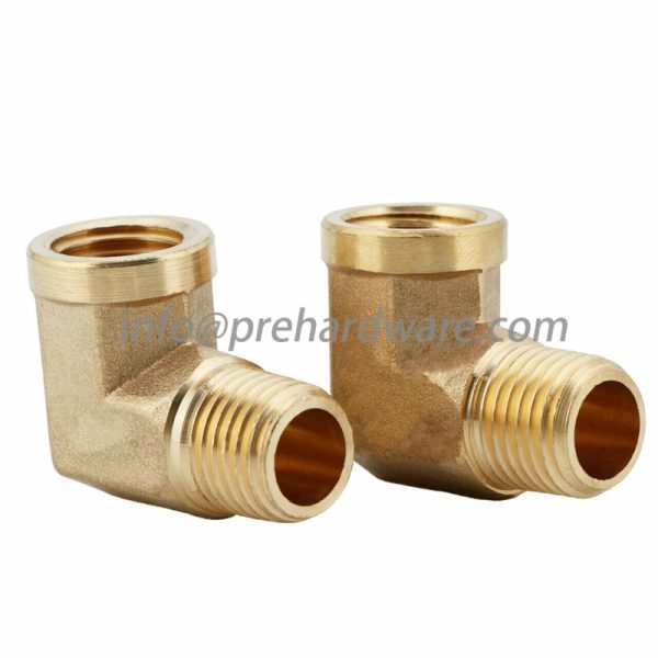 Brass Pipe Fitting Forged 90 Degree Street Elbow 3/8"NPT Male to female - Image 4