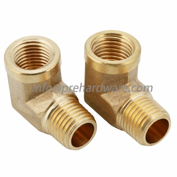 Brass Pipe Fitting Forged 90 Degree Street Elbow 3/8"NPT Male to female - Image 3