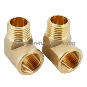 Brass Pipe Fitting Forged 90 Degree Street Elbow 3/8"NPT Male to female