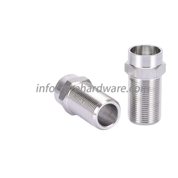 Weld male connector,316SS Male NPT Weld On - Image 2