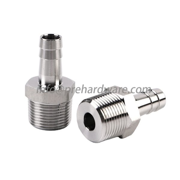 Stainless steel NPT Male Rigid Hose barb Fitting - Image 3
