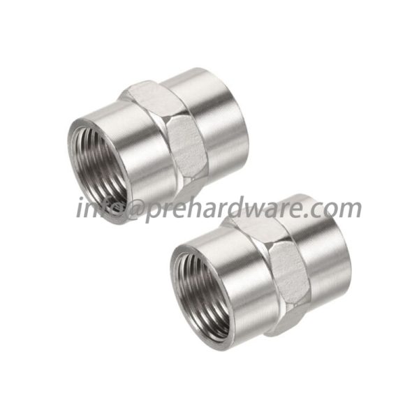 Parker Stainless Steel 316 Pipe Fitting, Hex Coupling, 1/2" NPT Female X 1/2" NPT Female - Image 2