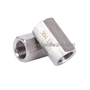 Stainless steel 1/4" NPT FEMALE HEX COUPLING