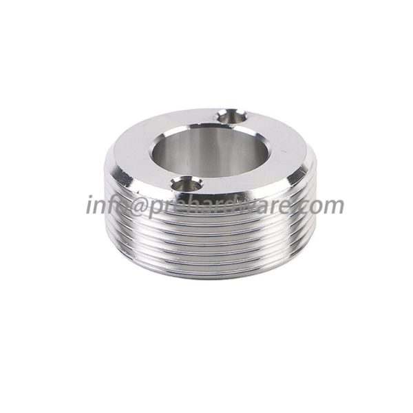 Stainless steel Two-hole nuts DIN 547,PN 82464 round nuts with drilled holes in one face