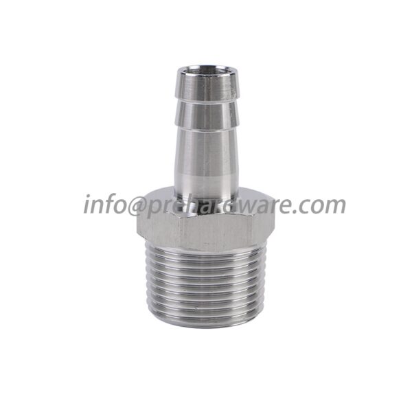Stainless steel NPT Male Rigid Hose barb Fitting