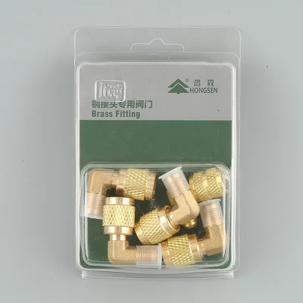 Brass Fitting R410A Adapter Charging Hose Pump for Refrigerant HVAC Mini Split Air Conditioners 1/4 Male to 5/16 Female R410 - Image 4