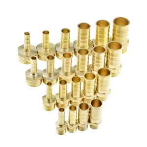 Brass Pipe Fitting  Hose Barb Tail 1/8" 1/4" 1/2" 3/8" BSP Male Connector Joint Copper Coupler Adapter