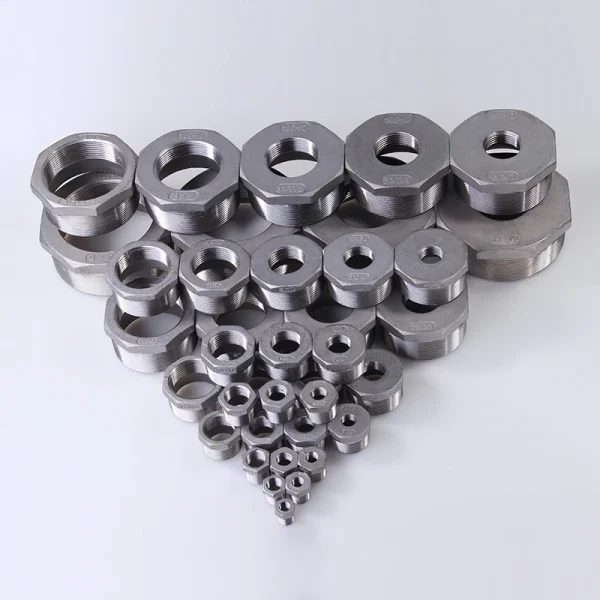 Reducer Bushing Male x Female 1/8" 1/4" 1/2" 3/4" 1" 1-1/4" 1-1/2" BSP Threaded Stainless Steel SS 304 Reducer Pipe Fitting - Image 6