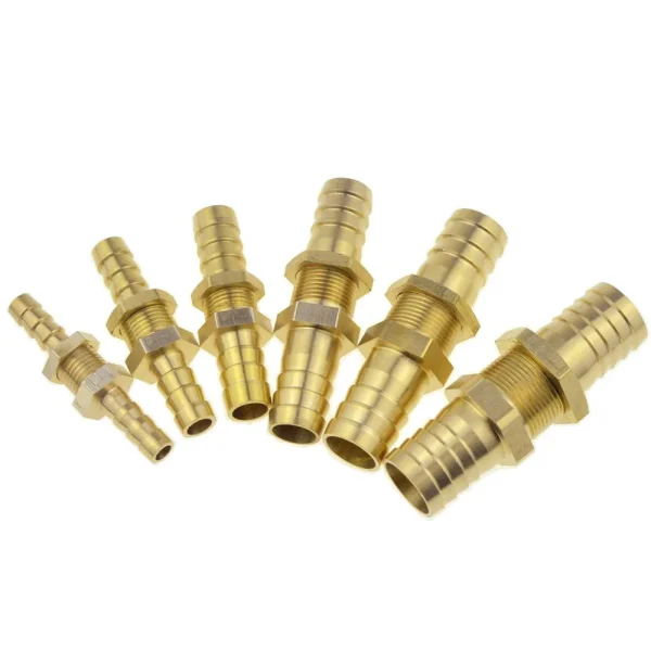 Tee hose barb Y hose barb, 4 Way Brass Hose Connector Splicer Barb Pipe Fitting ，Tail Pneumatic Air Water Hose Coupler Adapter - Image 3
