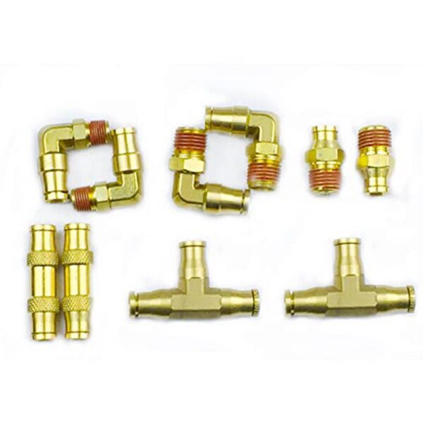 Push to connect fittings dot air brake fitting,D.O.T. Brass Fitting 90 Degree Male Elbow - Image 3