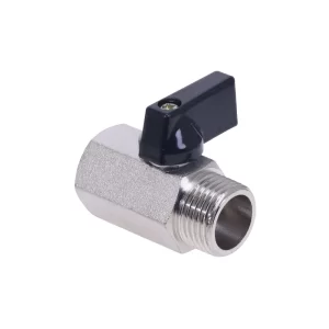 Mini Brass Ball Valve 1/2, 1/4", 1/8" BSP Male To Female Air Compressor Valves