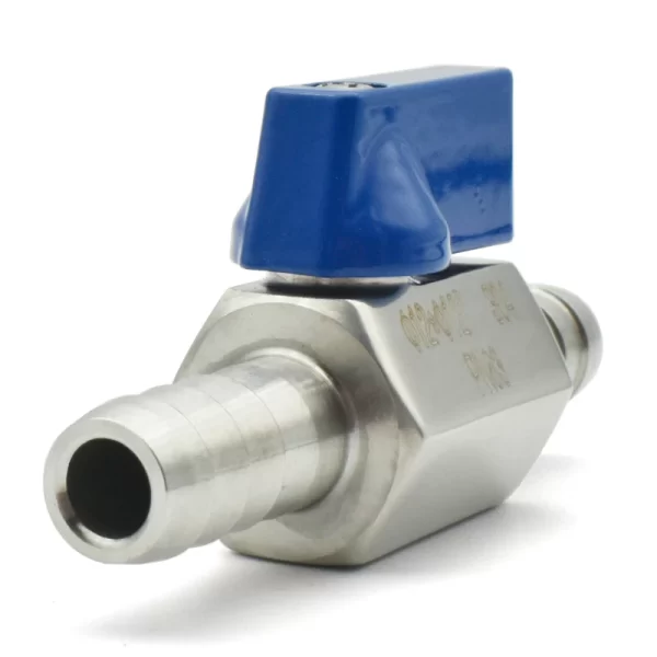 Hose Barb Mini Ball Valve Sanitary Grade 304 Stainless Steel Hose Hose Skin Joint Micro-valve - Image 3